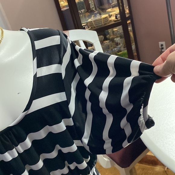 EMMA & Michele Striped multi coloured shift dress size XL - Picture 6 of 11